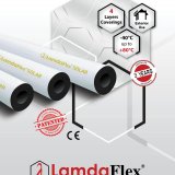 White Insulation Pipes