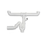 Double Inox Sink Drain Hose