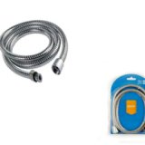 Shower Hoses Chrome Metal